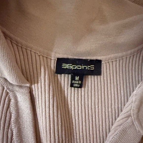 36point5 Cream Collared Mini Dress - Picture 2 of 2